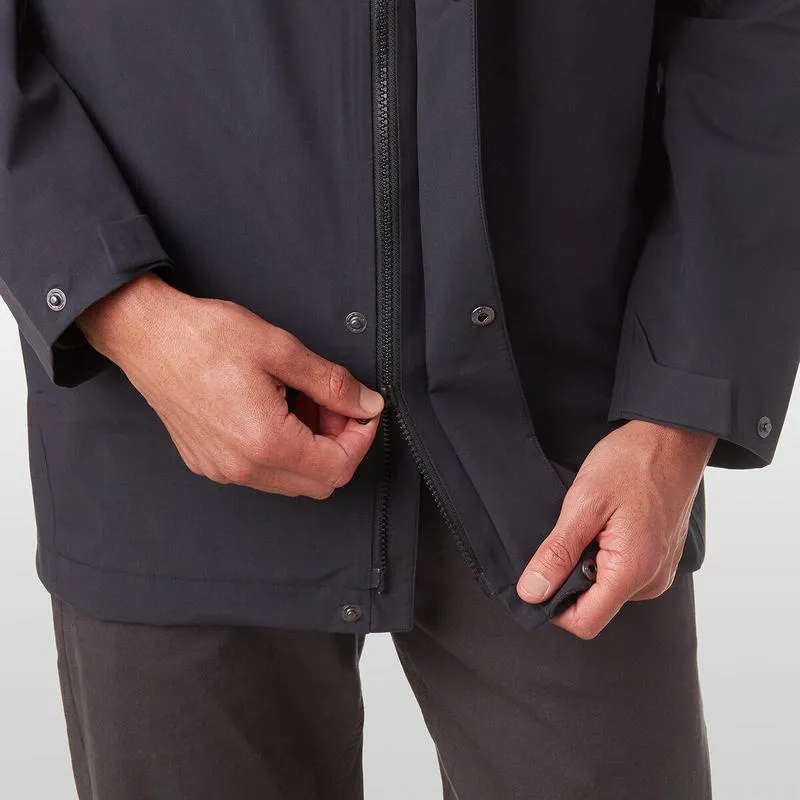 Patagonia City Storm Water Resistant Windproof Breathable Windbreaker Jacket Men's Black-3