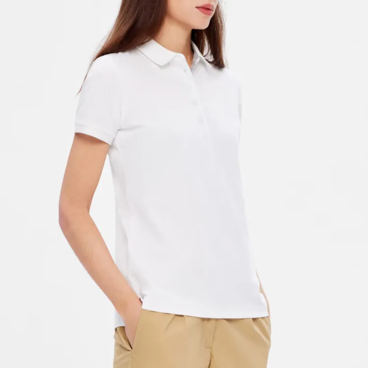 AIGLE Polo Shirt Women's Ultra Bright White-1