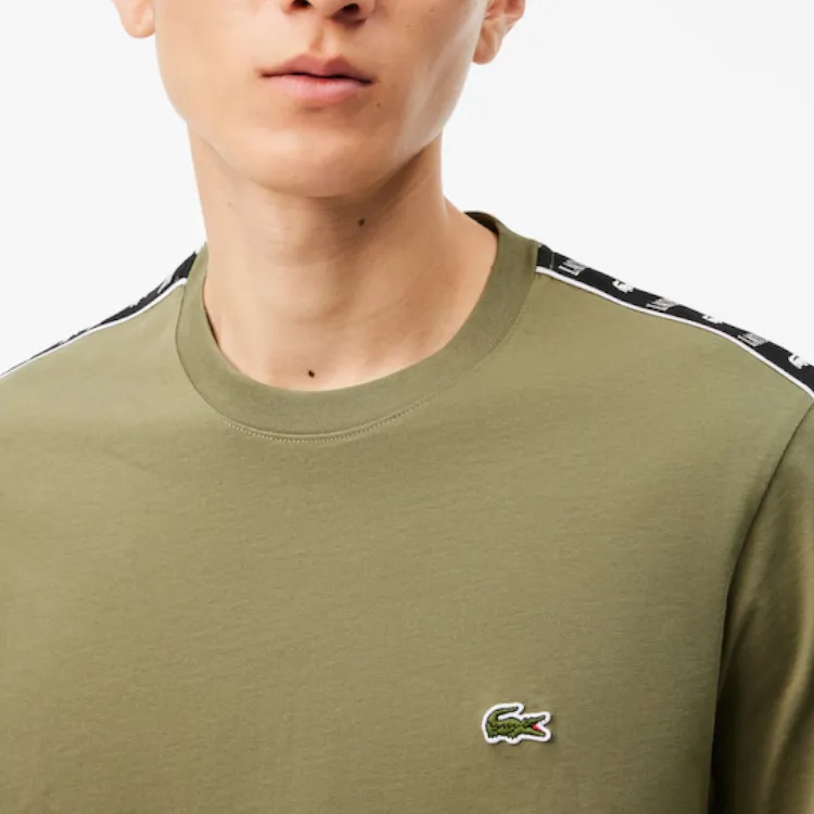 LACOSTE Logo patch T shirt-3