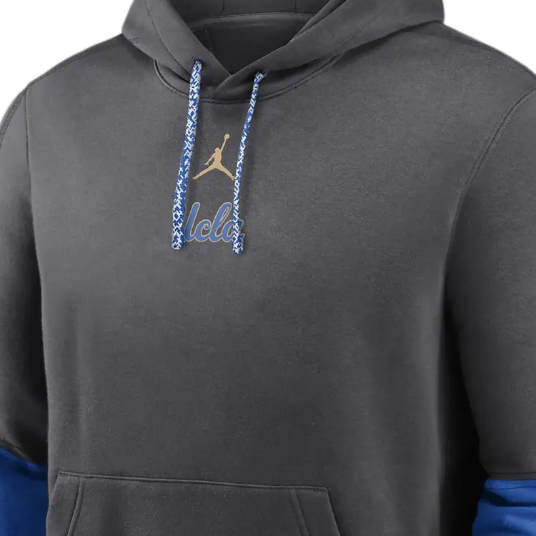 JORDAN Ucla Bruins Sideline Team Issue Club Men's Nike College Pullover Hoodie-1