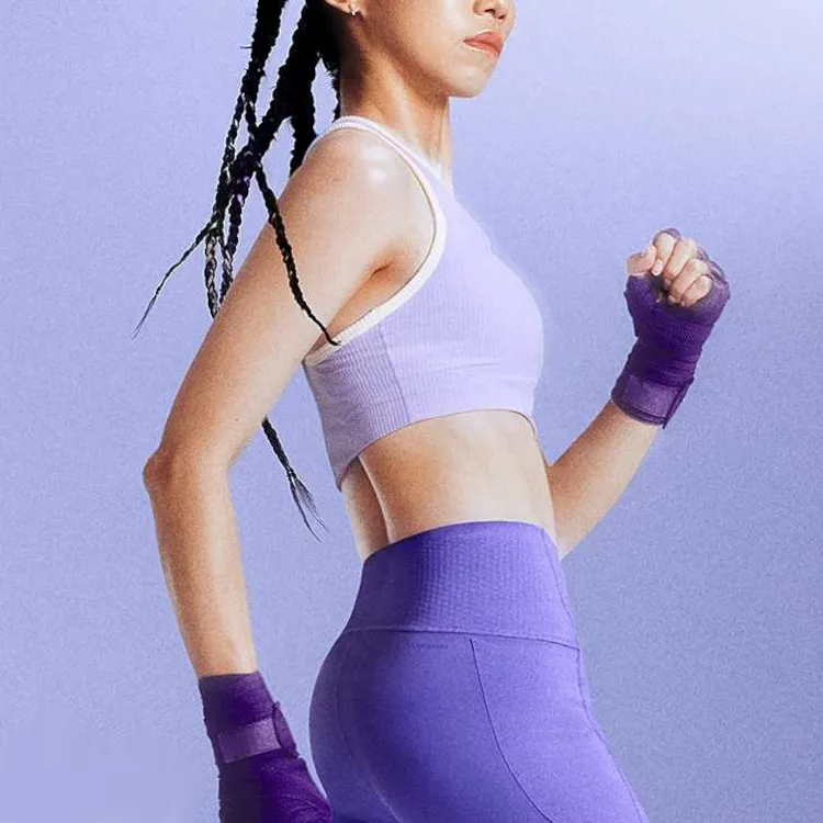 Adidas SS25 Sport Vests Women's Light Purple/White-2