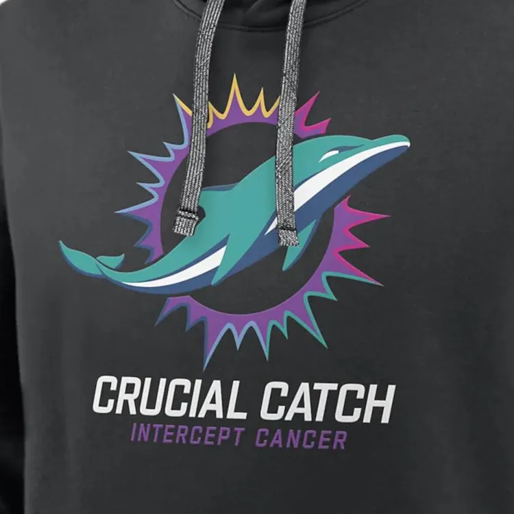 Nike Miami Dolphins Crucial Catch Club Men's Nike Nfl Pullover Hoodie-2