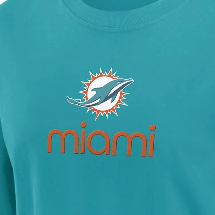 Nike Miami Dolphins Boxy Women's Nike Nfl Long Sleeve T Shirt-2