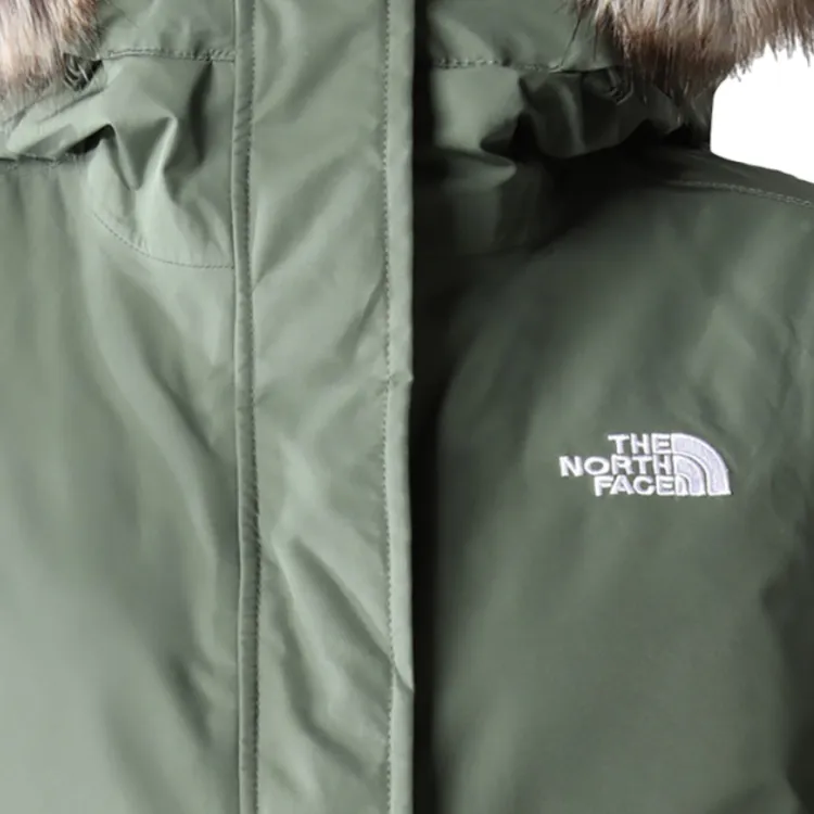 THE NORTH FACE Zaneck W RECYCLED THYME Parka Coat Women's Green-2