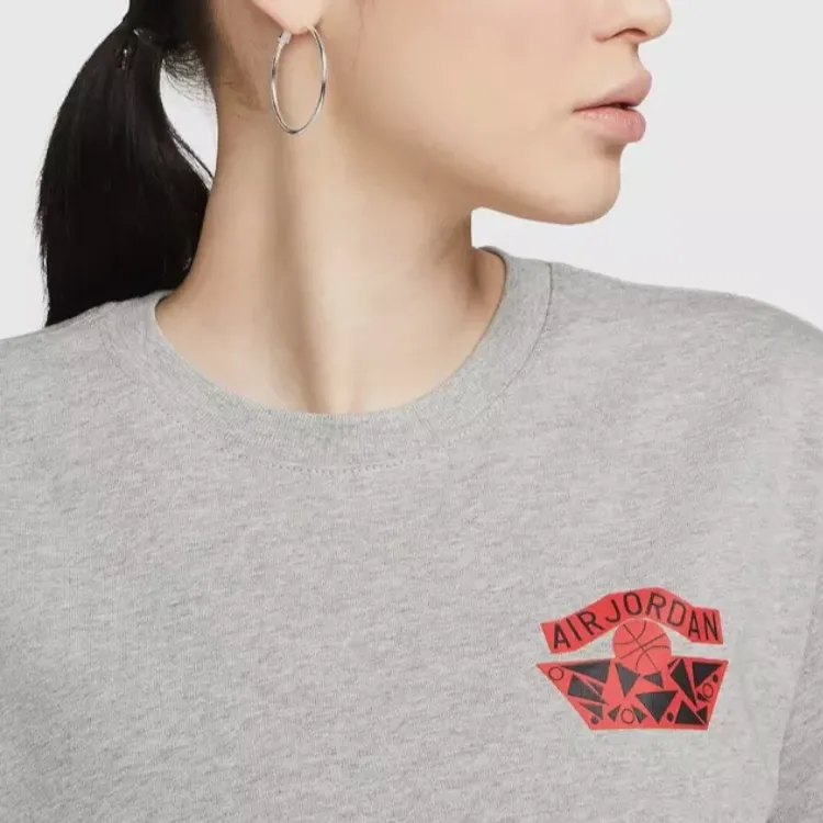 Jordan X Nina Chanel Abney T shirt Grey-2