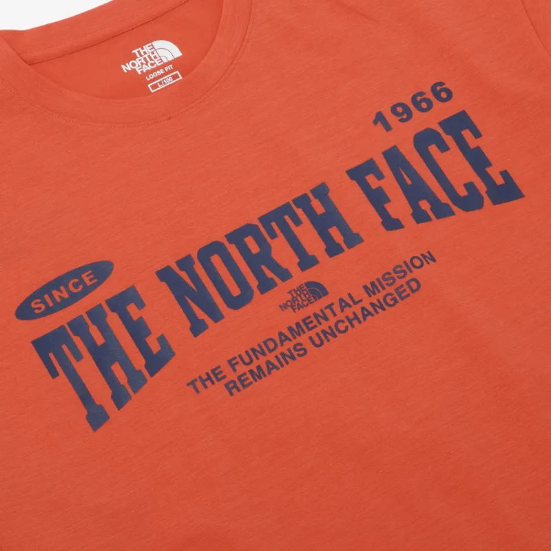 THE NORTH FACE Team Archive T Shirt Unisex Orange-2