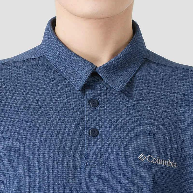 Columbia Polo Shirts Men Blue-4