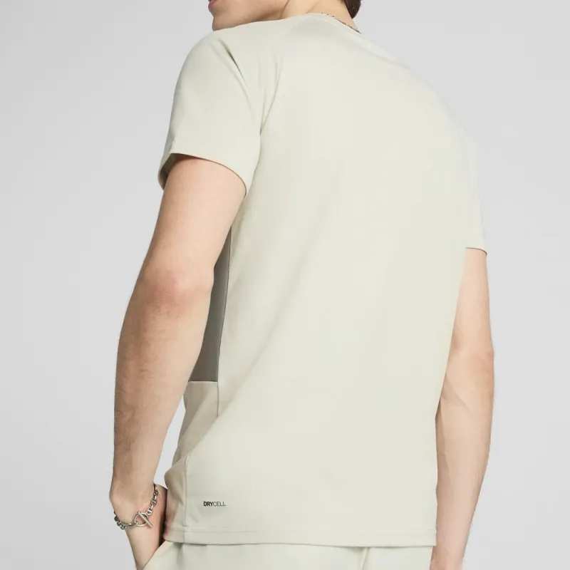 PUMA T Shirts Men Beige-3