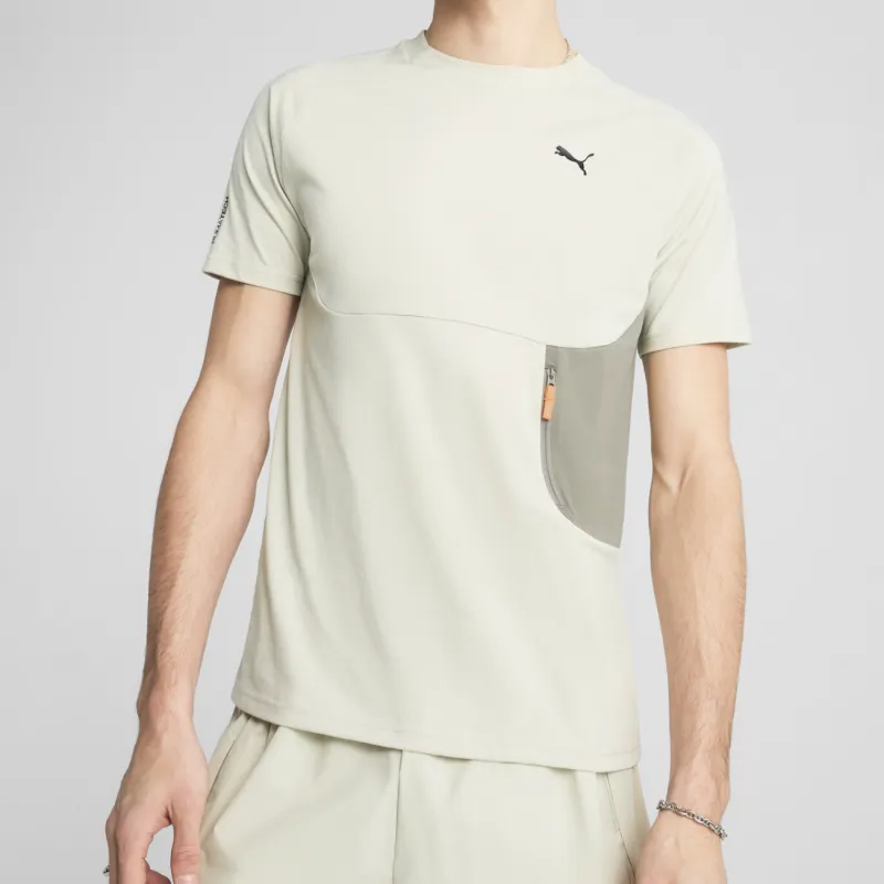PUMA T Shirts Men Beige-2