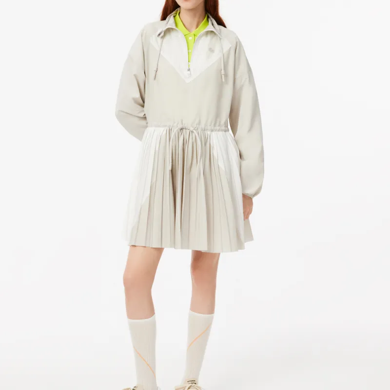 LACOSTE Logo patch Mini Dress-1