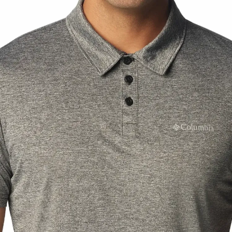 Columbia Hike Polo Shirt Men's Gray-4