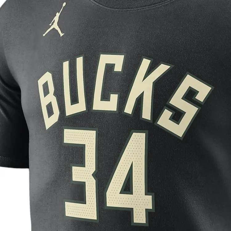Jordan Nba Milwaukee Bucks Giannis Antetokounpo T shirt-2