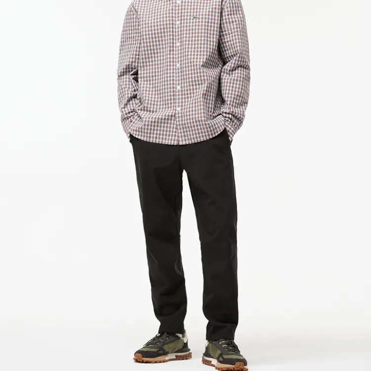 LACOSTE Casual Pants Men's Black-1