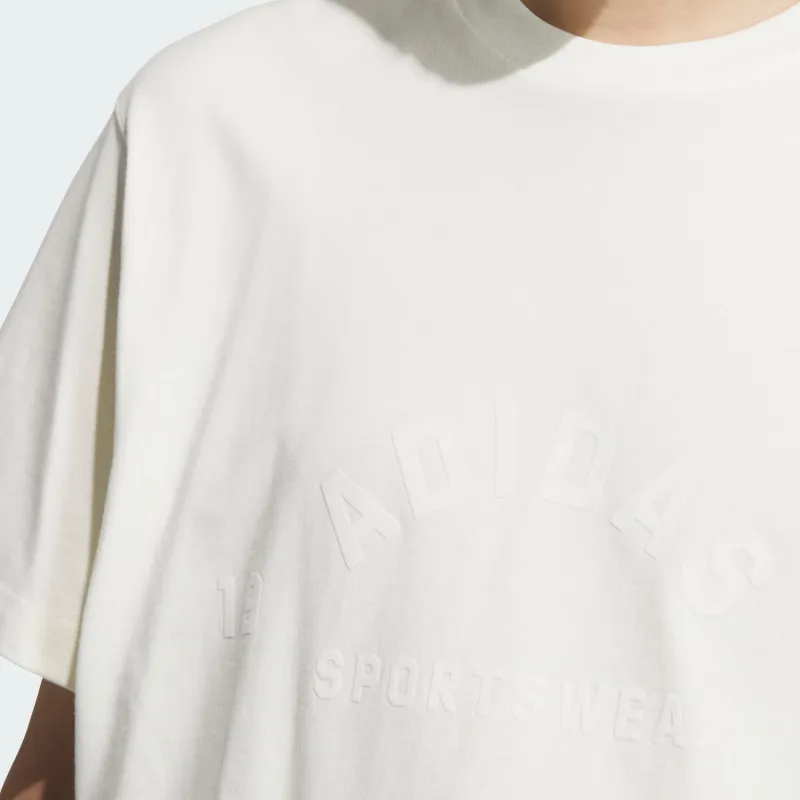 Adidas Lounge T Shirt Men's Jade White-4
