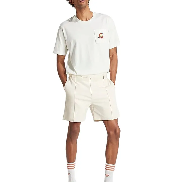 Adidas LEISURE NOTE OR T Shirt Men's White-2
