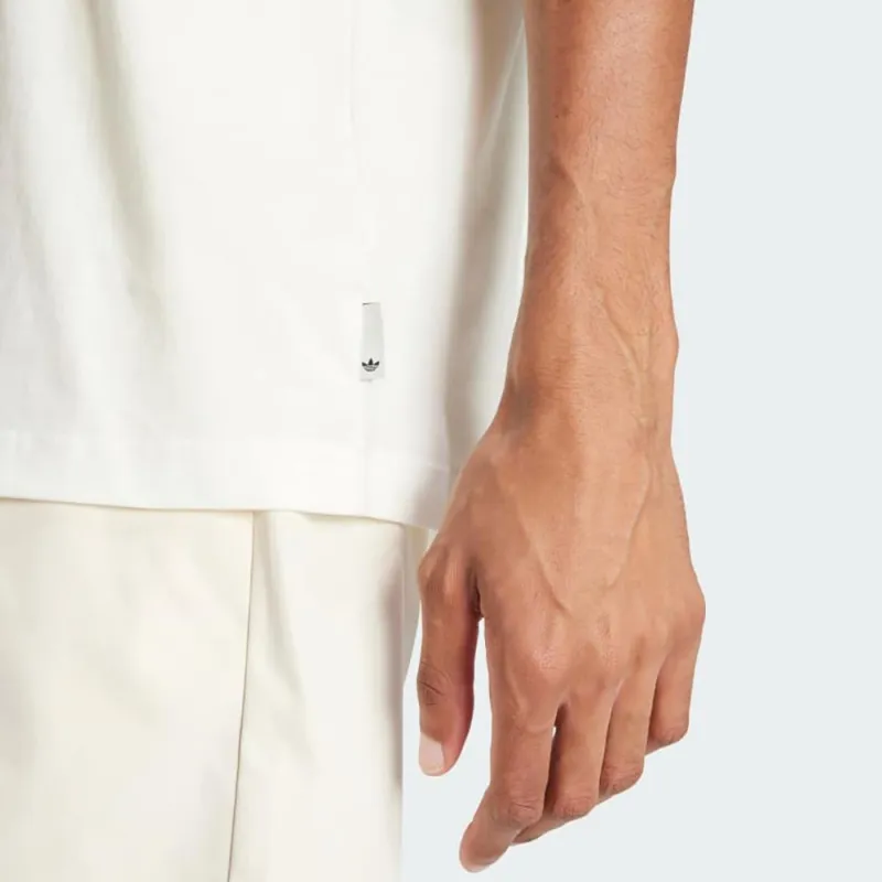 Adidas LEISURE NOTE OR T Shirt Men's White-3