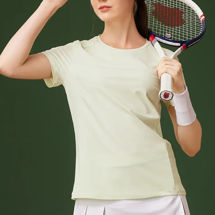 KSWISS T Shirt Women's Light Sprout Green-2