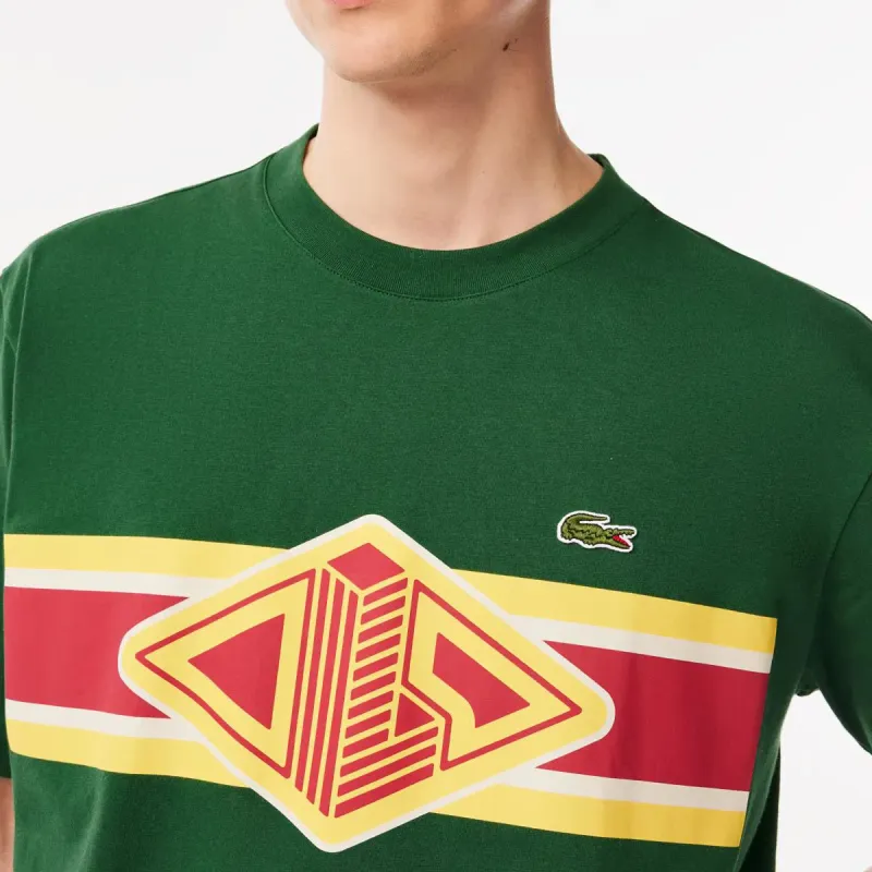 LACOSTE Logo-print Crew-neck T-shirt-3