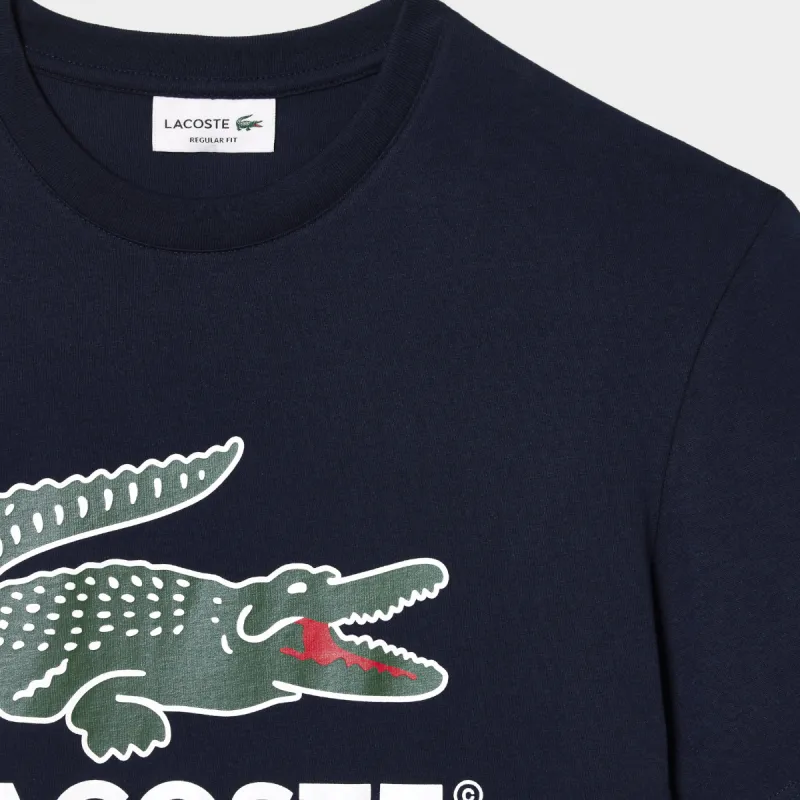 LACOSTE T Shirt Men's Marine Blue-5