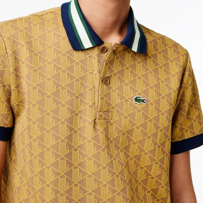 LACOSTE Polo Shirts Men Brown-3