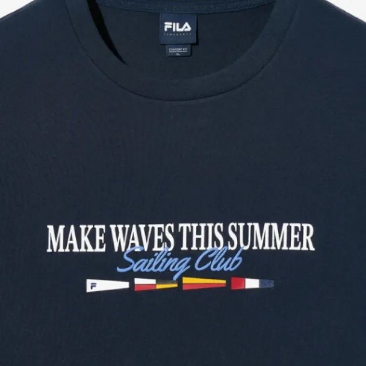 FILA T Shirts Unisex Blue-2