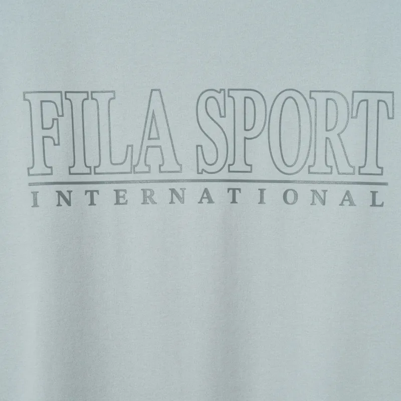 FILA T Shirts Unisex Light Gray-3