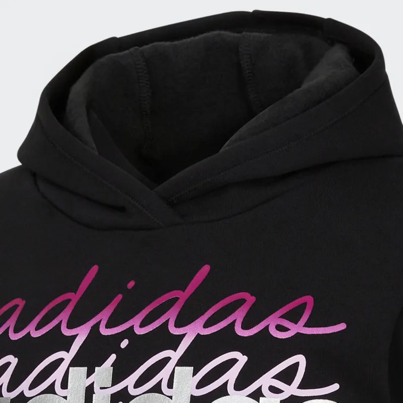 Adidas Free Shipping With AdiClub Fleece Cotton Hooded Pullover-2