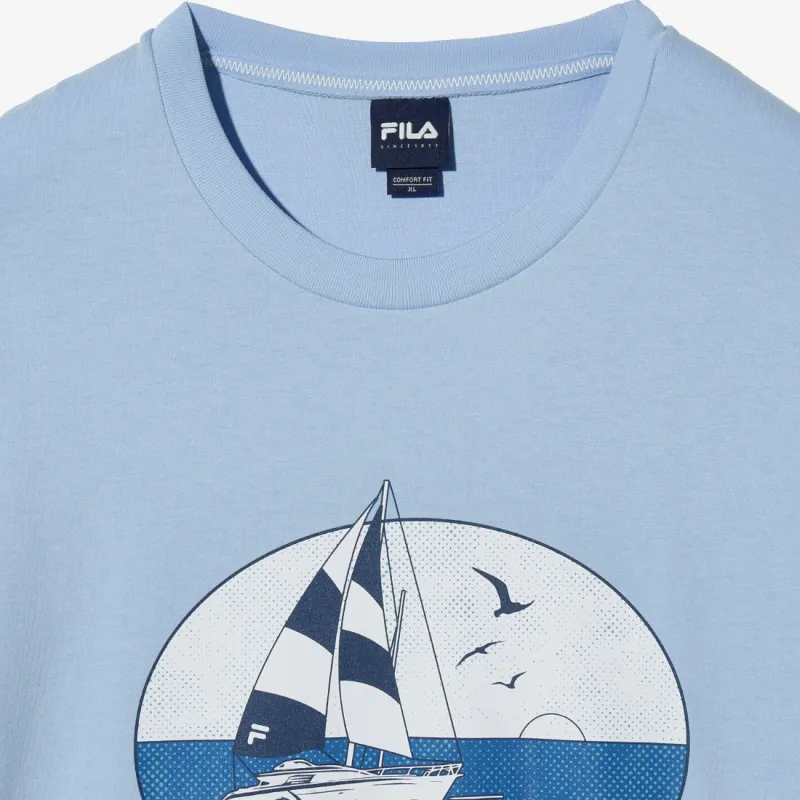 FILA T Shirts Unisex Blue-2