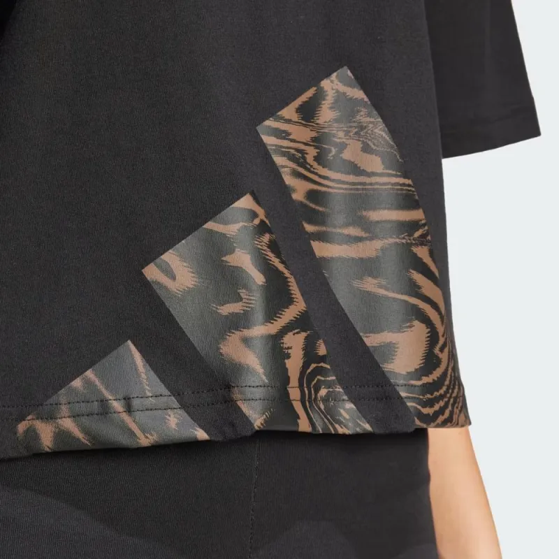 Adidas Free Shipping With AdiClub Essentials Seasonals Animal Big Logo Boyfriend Tee-3