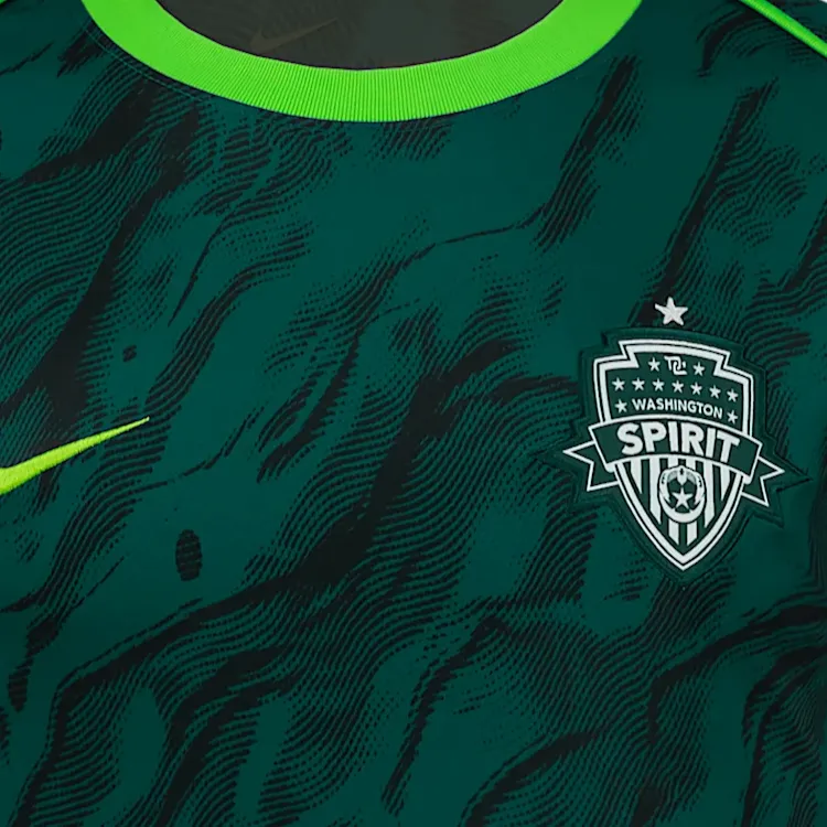Nike Washington Spirit 2025 Men's Nike Nwsl Short Sleeve Pre Match Top-2