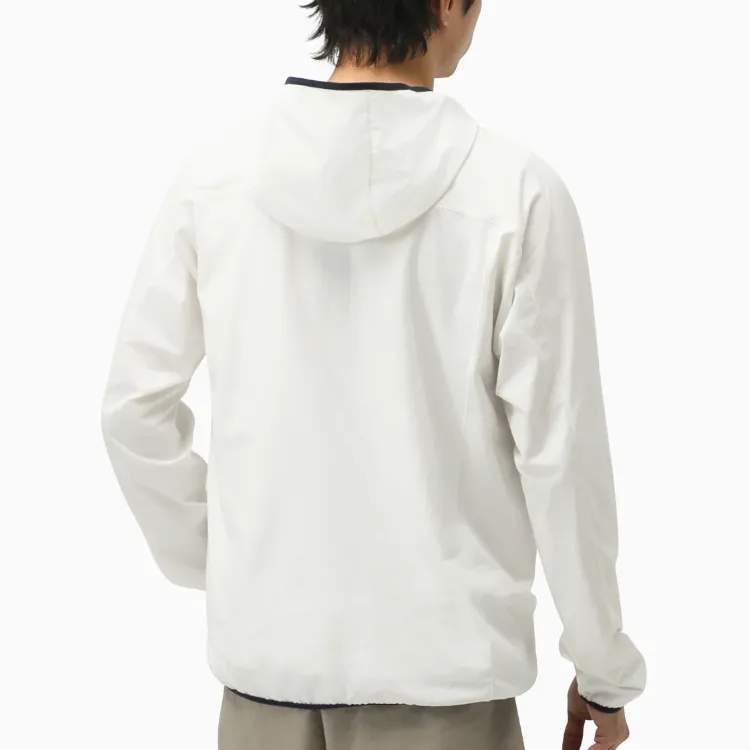 Converse ACTIVE HOOD TOP MENS Jackets & Coats Men's White-3