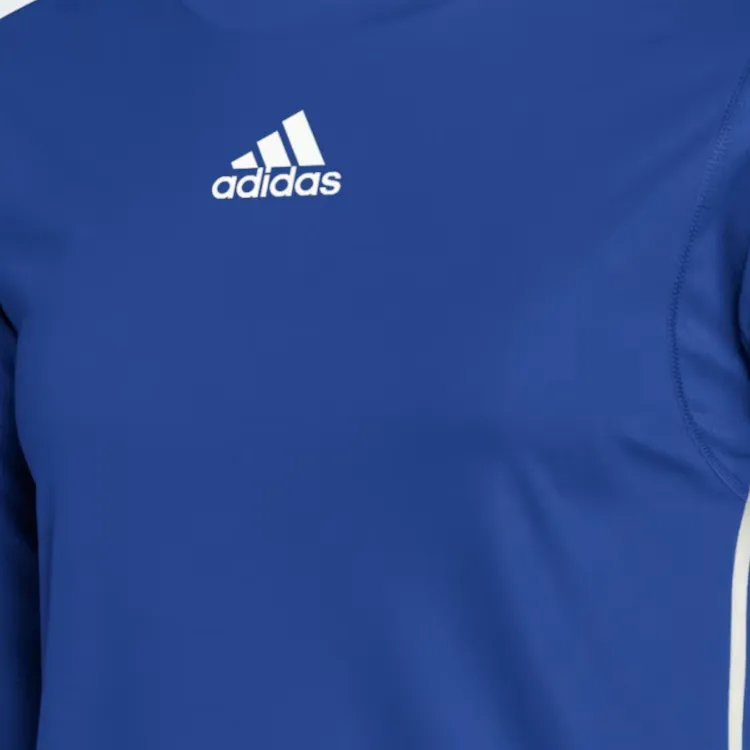 Adidas Women's Team Issue Long Sleeve Jersey Royal Blue/White-2