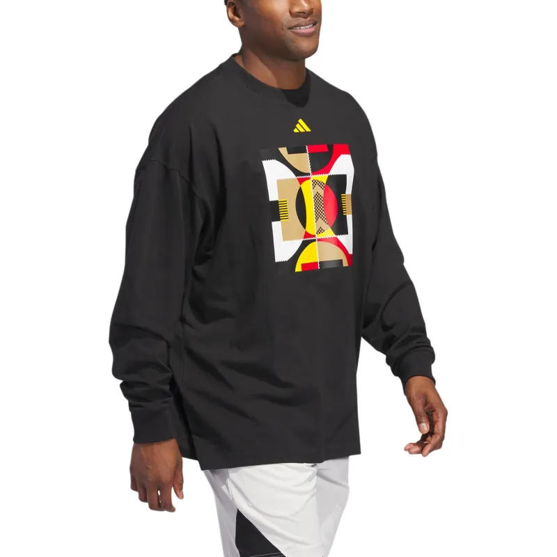 Adidas Free Shipping With AdiClub On Court Arkansas Pine Bluff Long Sleeve Graphic Tee-3