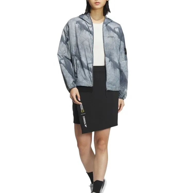 Adidas x GUOJIADILI LIANMINGKUAN SS24 Windproof Sun Protection Clothing Women's Gray-3