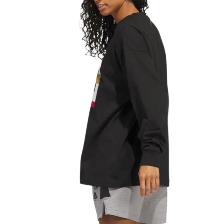 Adidas Free Shipping With AdiClub On Court Arkansas Pine Bluff Long Sleeve Graphic Tee-4