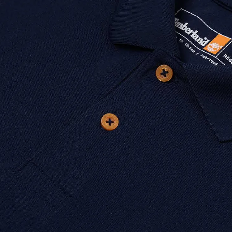 Timberland Polo Shirt Men's Dark Blue Gemstone-2