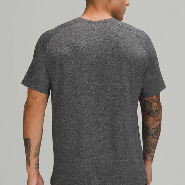 Lululemon Drysense T Shirts Men Gray-3