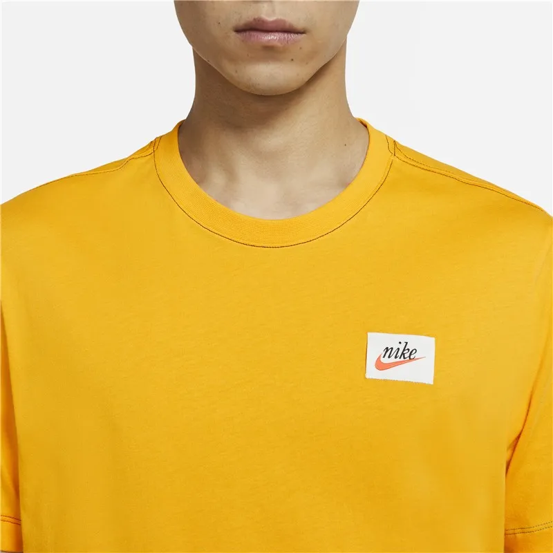 Nike T Shirts Men Gold-3