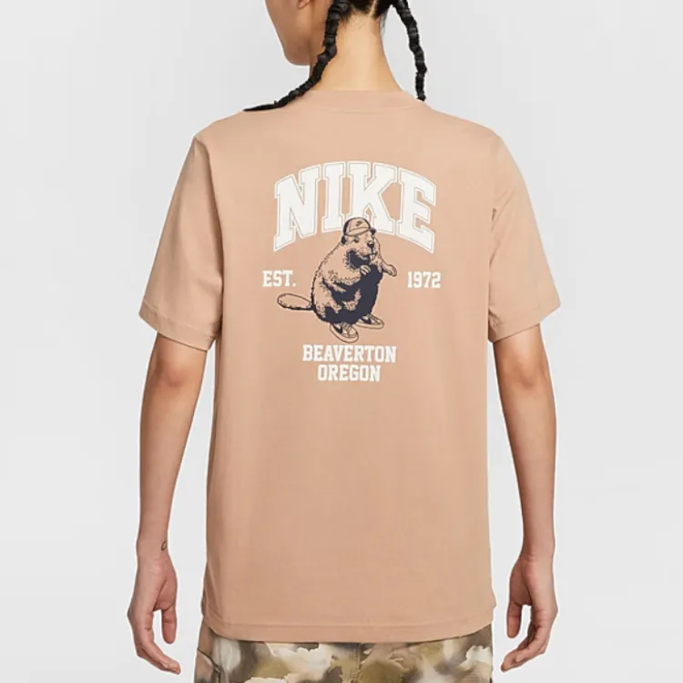Nike T Shirts Women's Khaki-1