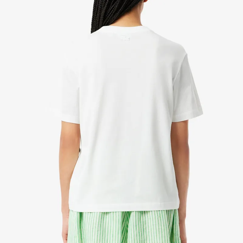 LACOSTE T Shirts Women's White-2