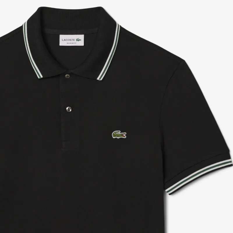 LACOSTE Polo Shirts Men Black-4