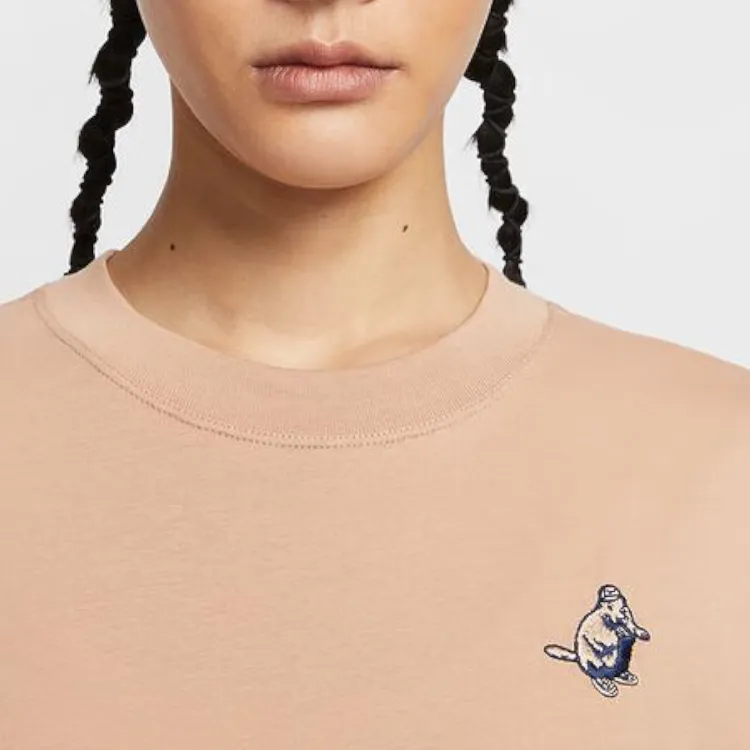 Nike T Shirts Women's Khaki-2