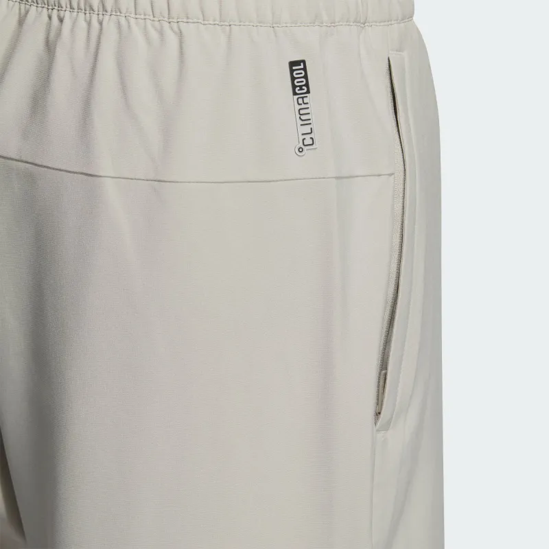 Adidas Climacool Knitted Sports Pants Men's Light Sesame Gray-4