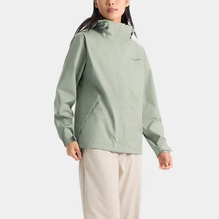 Columbia Waterproof And Warm Windbreaker Jacket Women's Pea Green-3