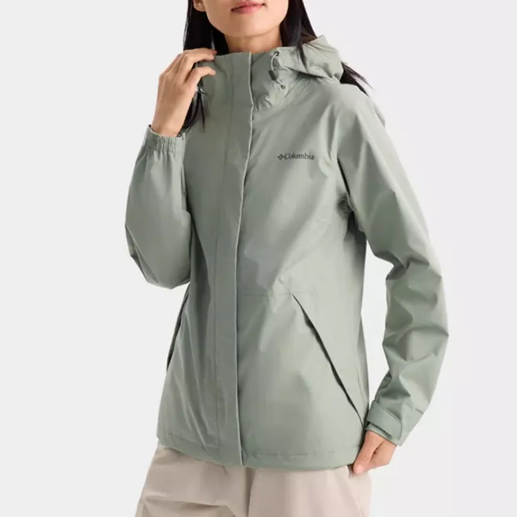 Columbia Waterproof And Warm Windbreaker Jacket Women's Pea Green-2