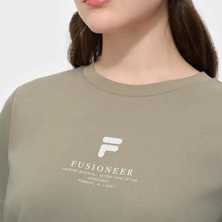 FILA FUSION FUSION LIFE T-Shirt Women's Vine Brown-3