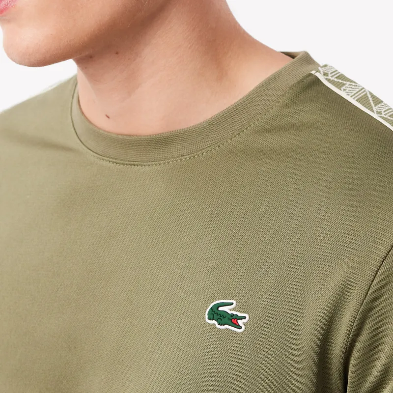 LACOSTE T Shirt Men's Khaki Green-3