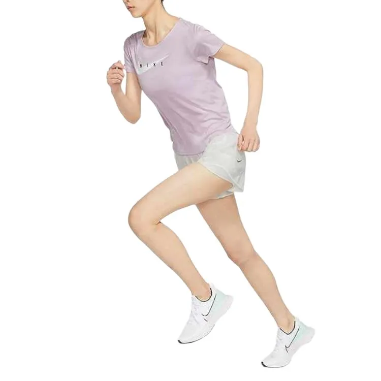 Nike SwooshDri Fit T Shirt Women's Light Purple-2