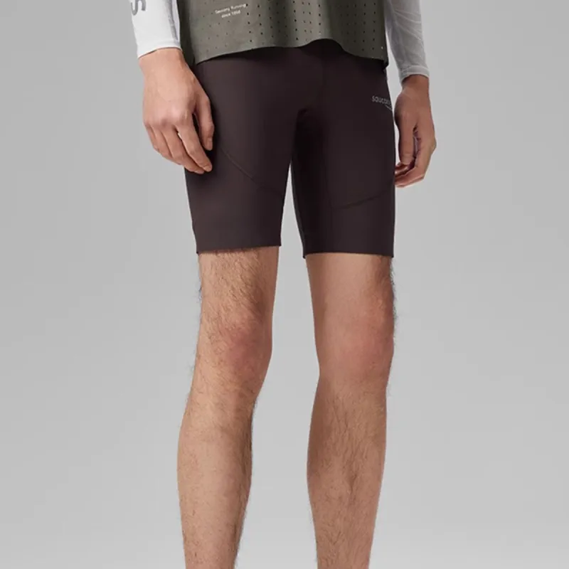 Saucony Sports Shorts Unisex Mud Earth Tone-3