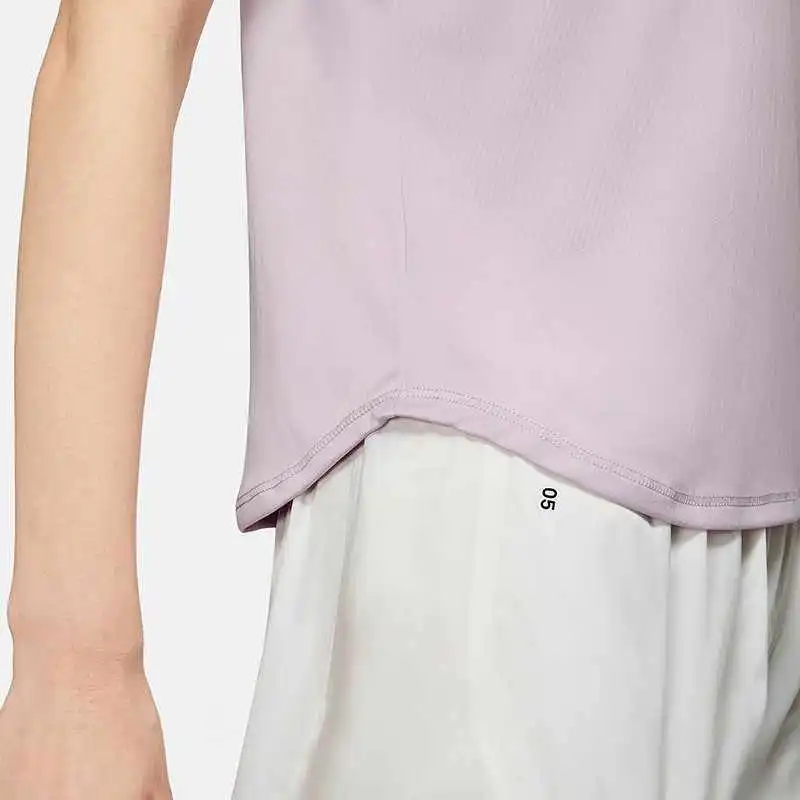Nike SwooshDri Fit T Shirt Women's Light Purple-4